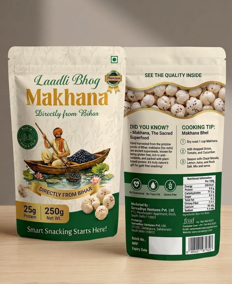 Laadli Bhog Premium Makhana - 250g